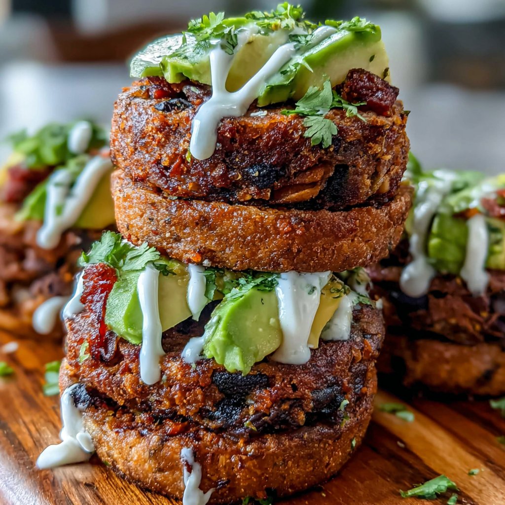 Sweet Potato & Black Bean Sliders