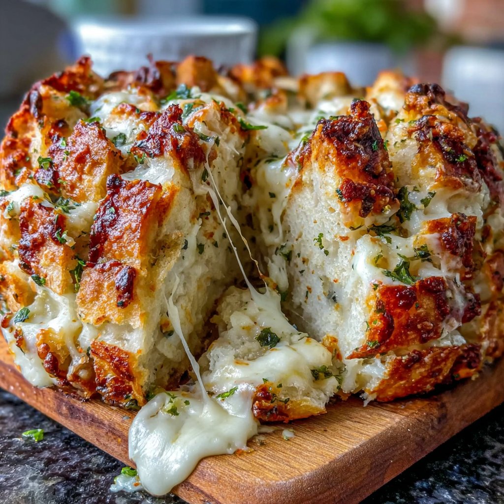 Cheesy Garlic Pull Apart Bread