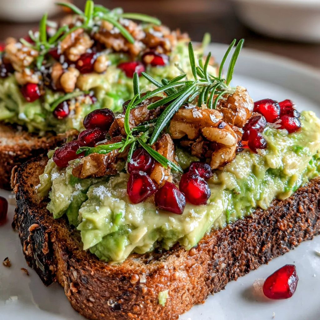 Creamy Avocado Lunch Toast