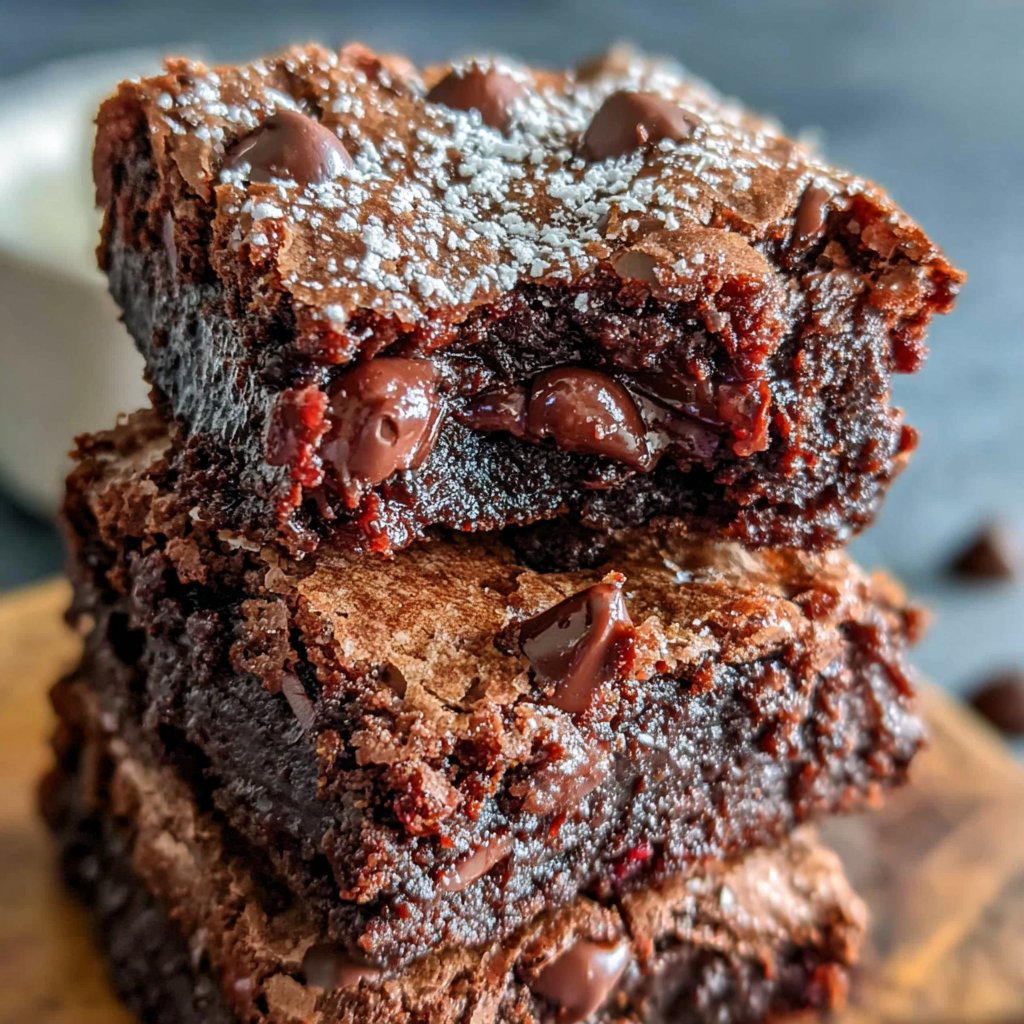Chewy Chocolate Chip Brownies