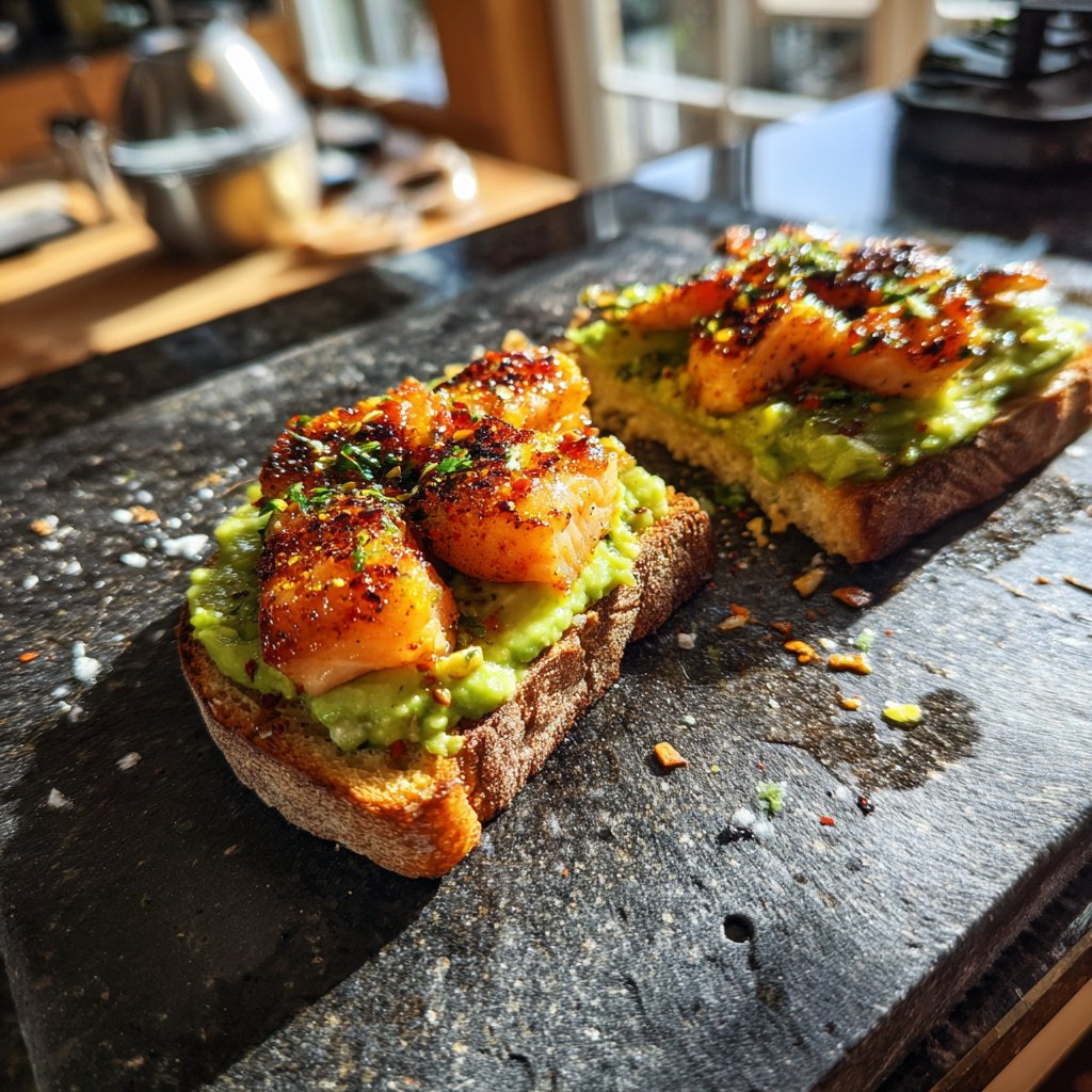 Zesty Salmon and Avocado Toast